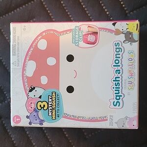 Squishmallows Squish-a-longs Mystery Mini-Squish Toy - Red and White